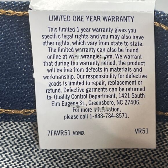 Wrangler Jeans Mens 38x32 Dark 13MWZ Cowboy Cut Original Fit ProRodeo Vintage - Picture 13 of 14